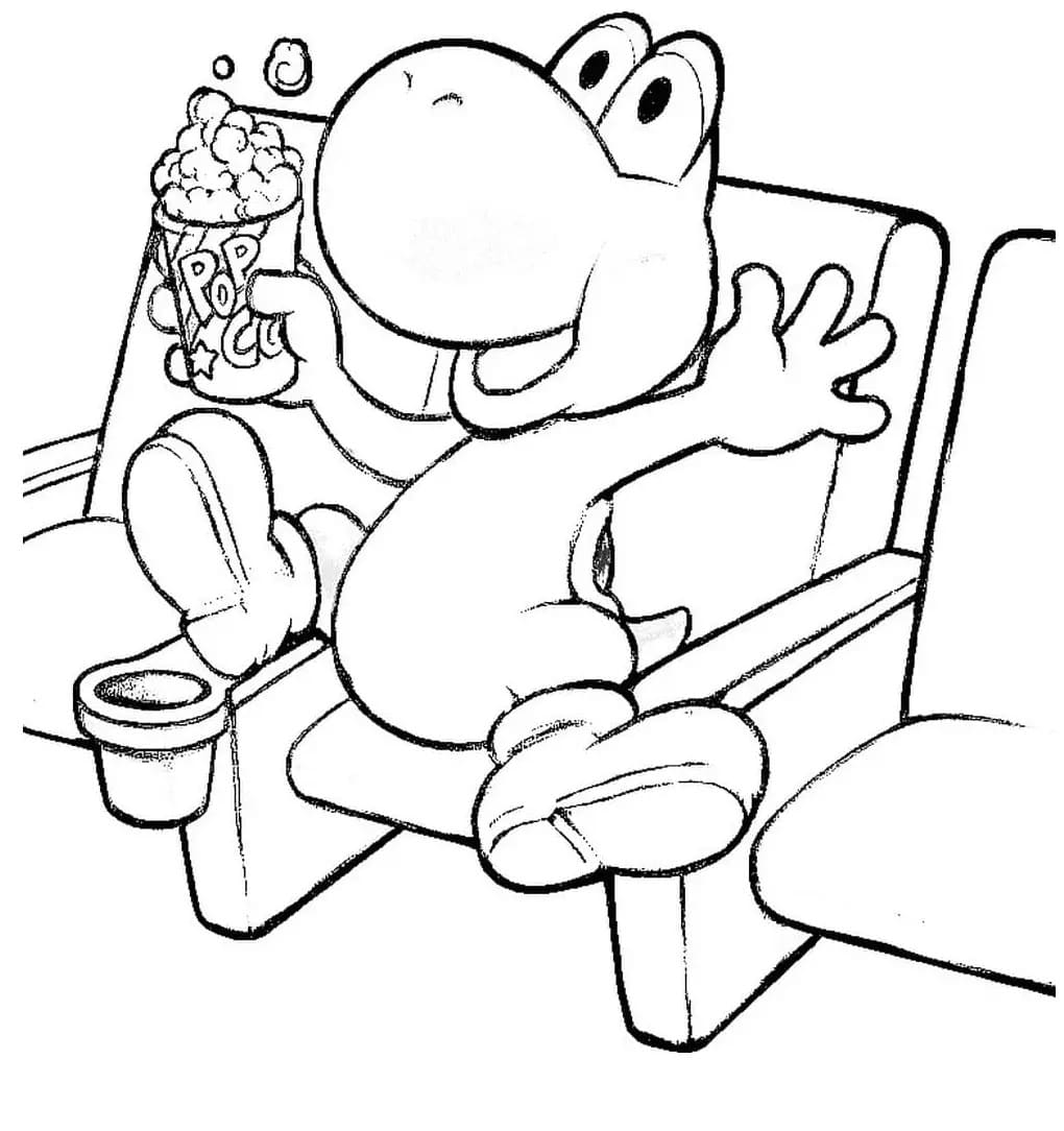 Yoshi coloring pages