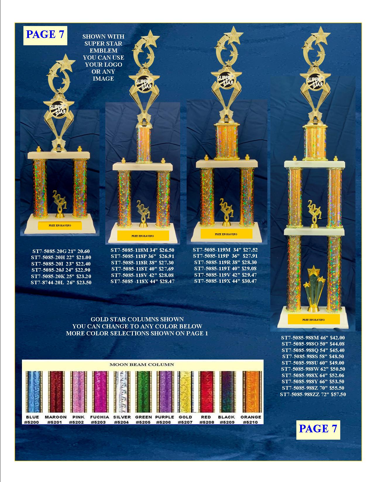 Star trophies