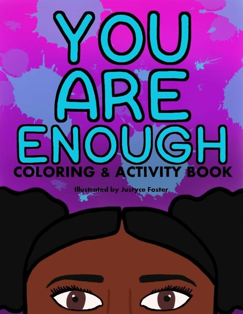 You are enough coloring activity book