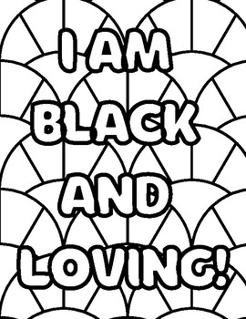 I am enough coloring page tpt