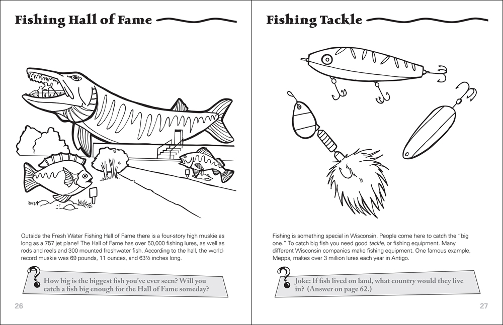 Wisconsin activity book