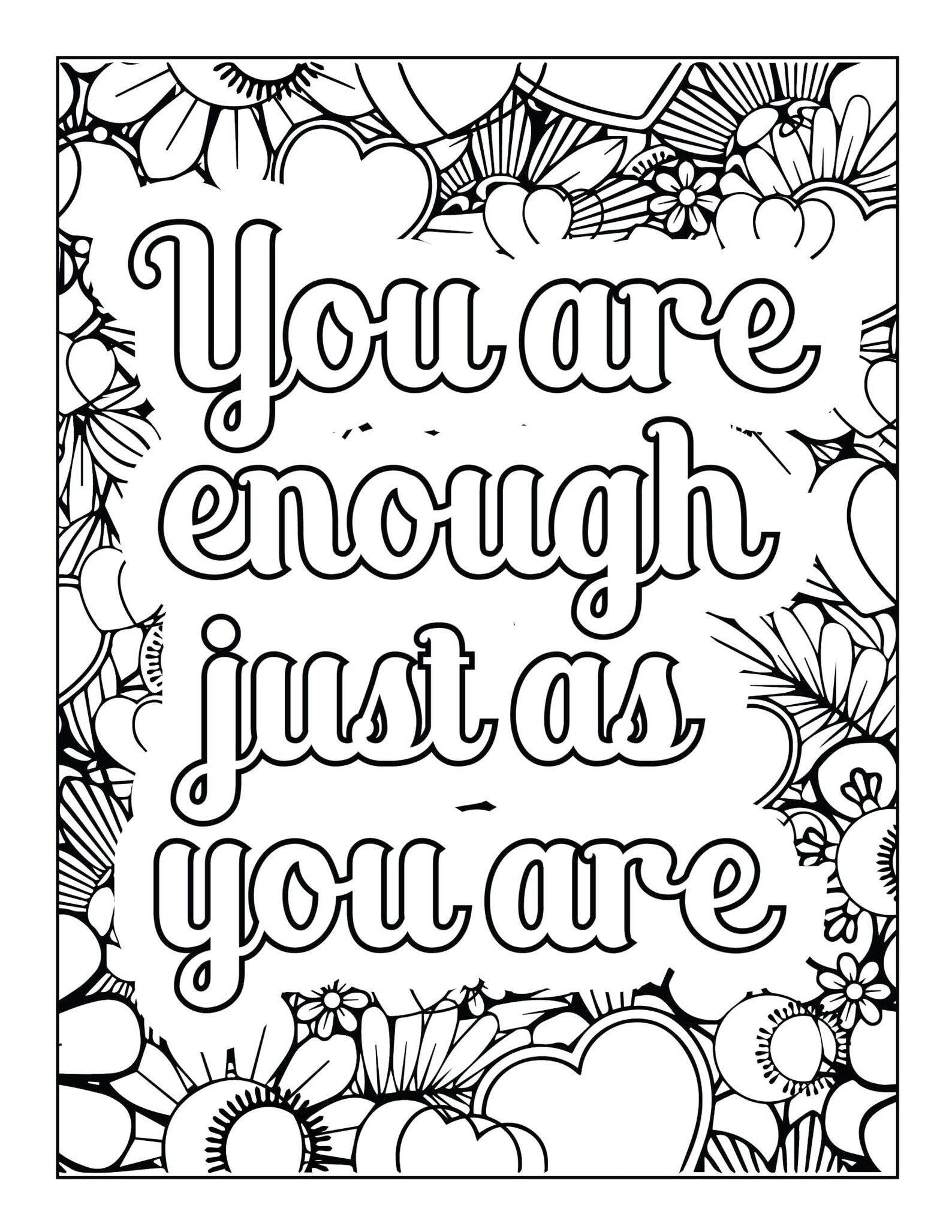 Motivational quotes coloring book pages quote coloring pages words coloring book inspirational quotes coloring