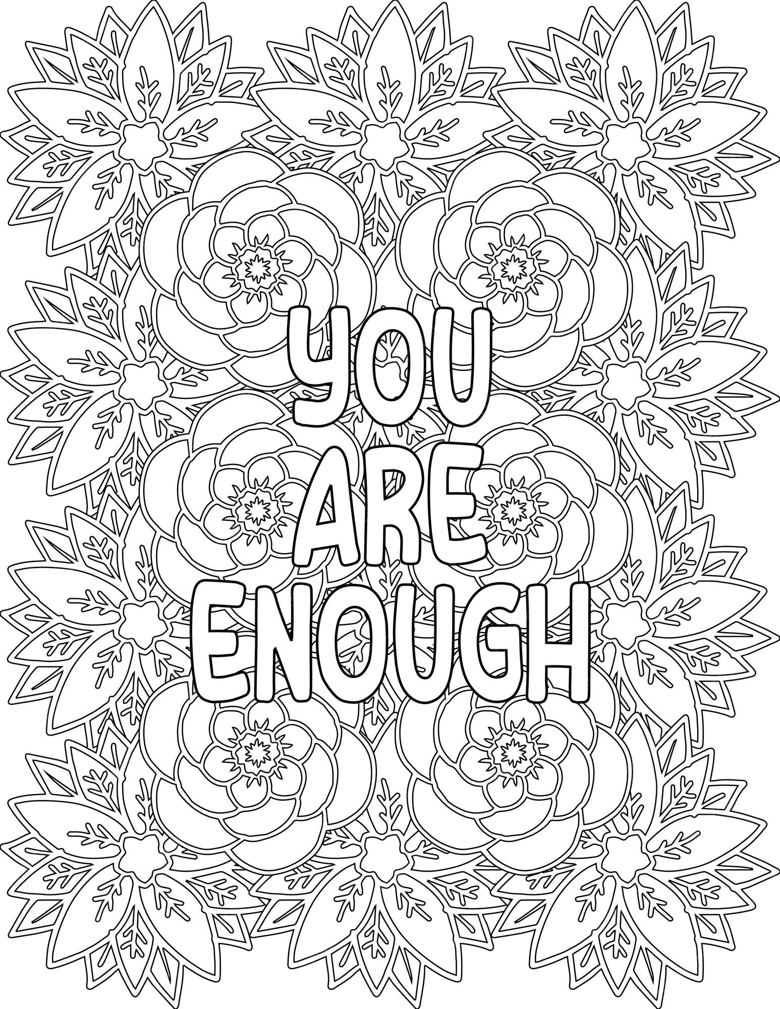 Premium vector appreciation coloring pages floral coloring sheet for mindfulness and stressfree for kids amp adults