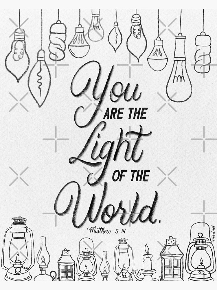 You are the light of the world matthew