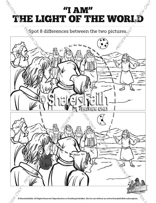 John light of the world kids spot the difference â