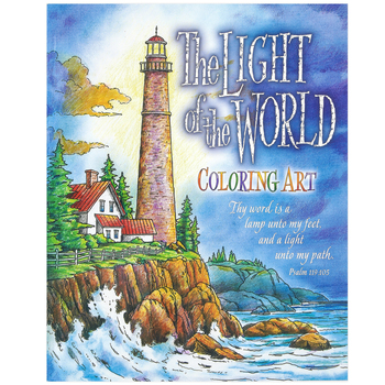 The light of the world adult coloring book