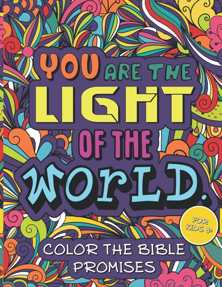 You are the light of the world loring book for kids akinsiku tope books