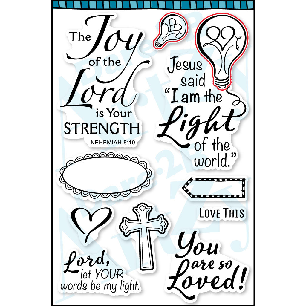 Lord is my light stamp set
