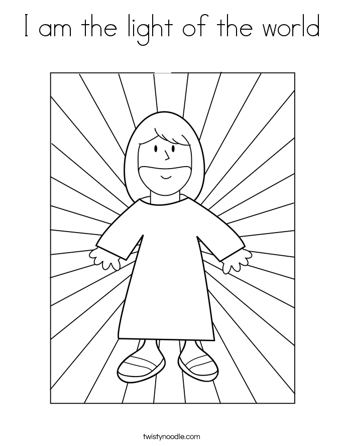 Free jesus is the light of the world coloring pages download free jesus is the light of the world coloring pages png images free cliparts on clipart library