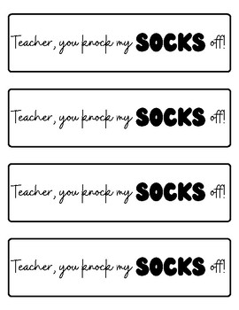 Knock my socks off tpt