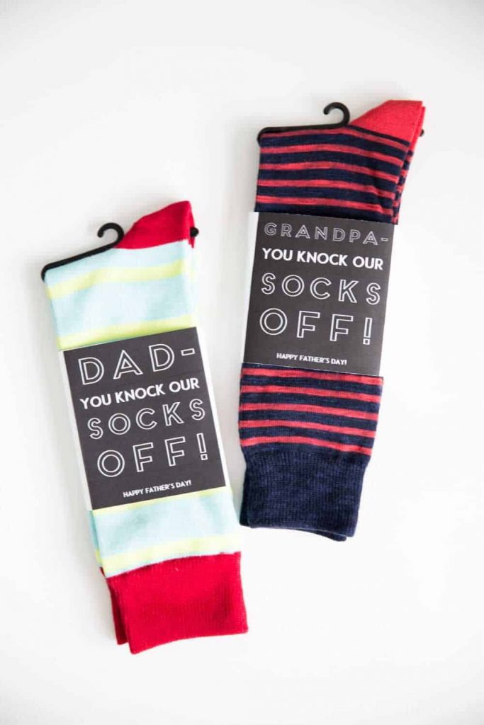 You knock our socks off fathers day gift idea