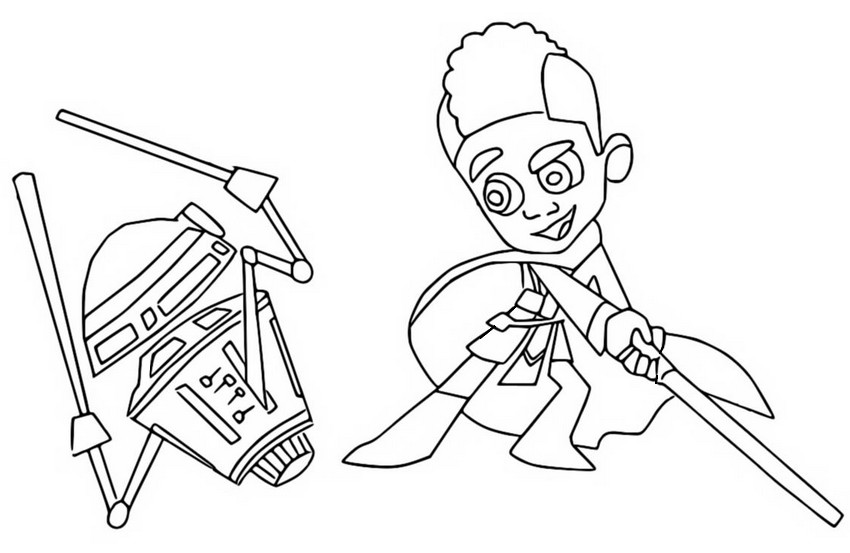 Coloring page star wars
