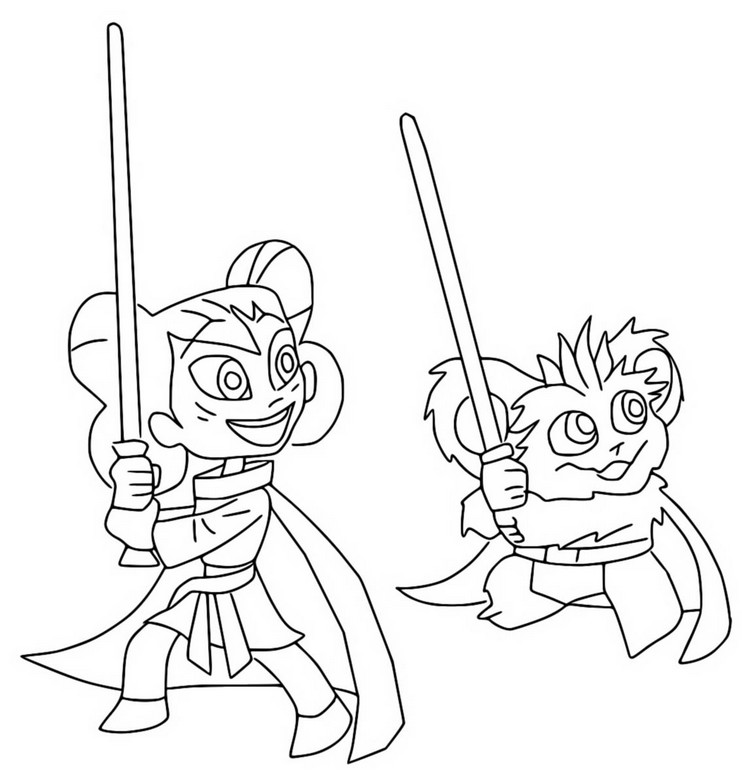Coloring page star wars