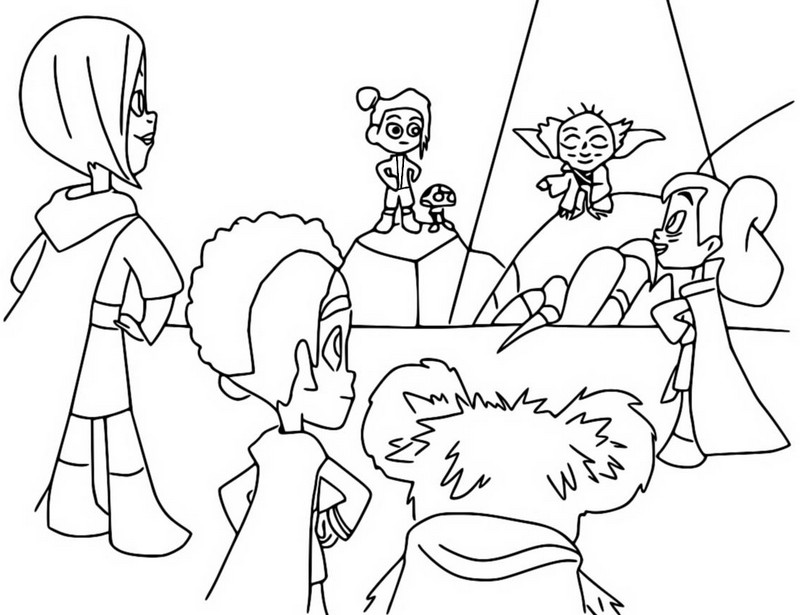 Coloring page star wars