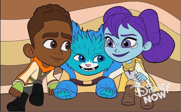 I colored all the pictures from star wars young jedi adventures in color splash