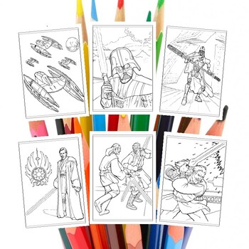 Engage young jedi printable star wars coloring pages for artistic adventures