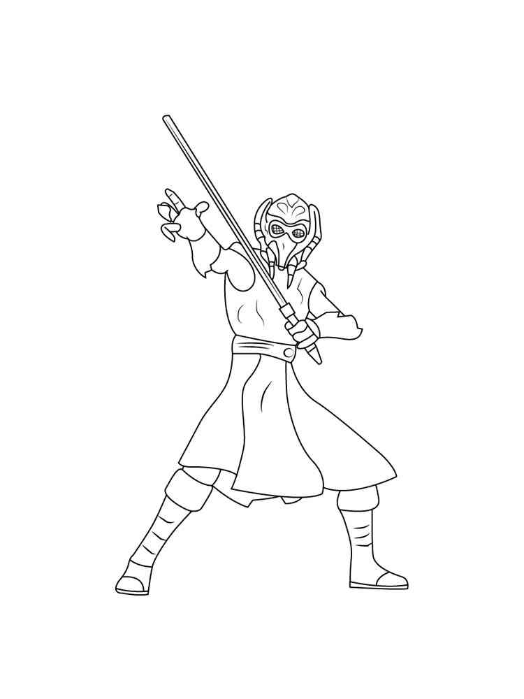Jedi coloring pages