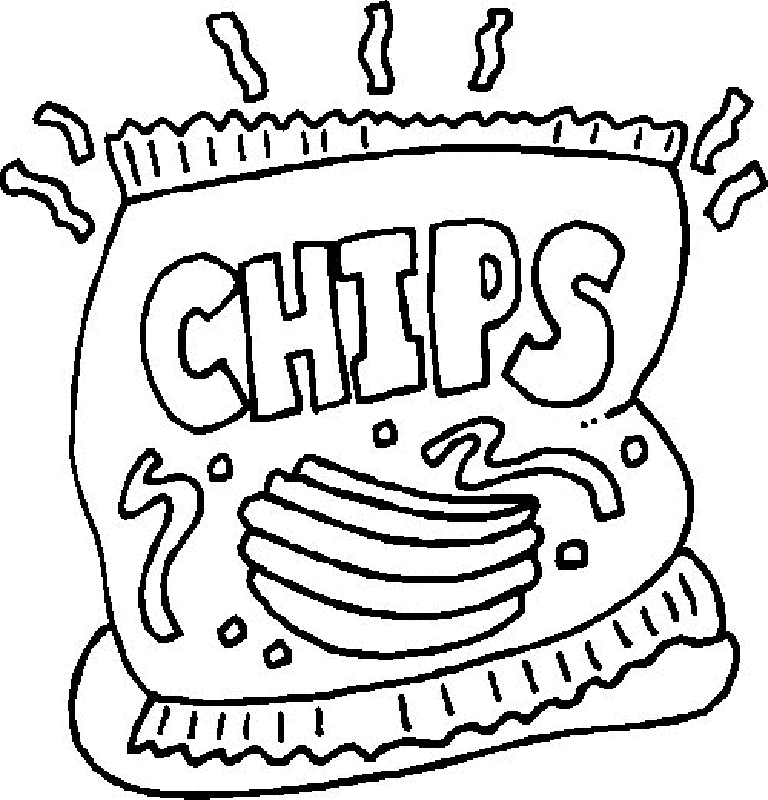 Chips coloring pages