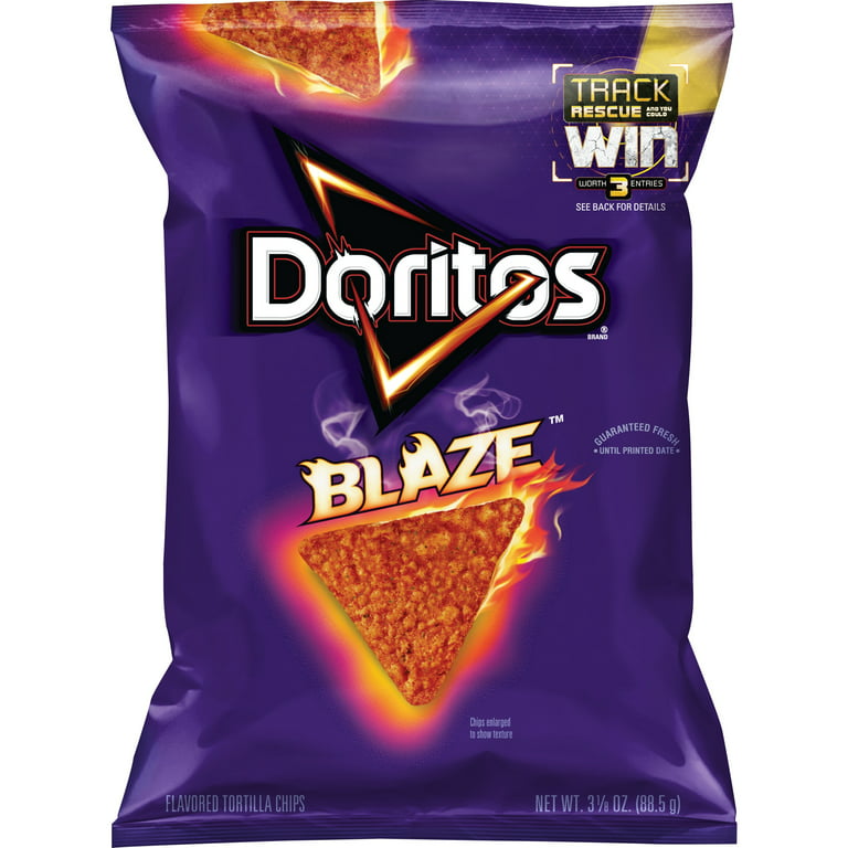 Doritos blaze tortilla chips oz count