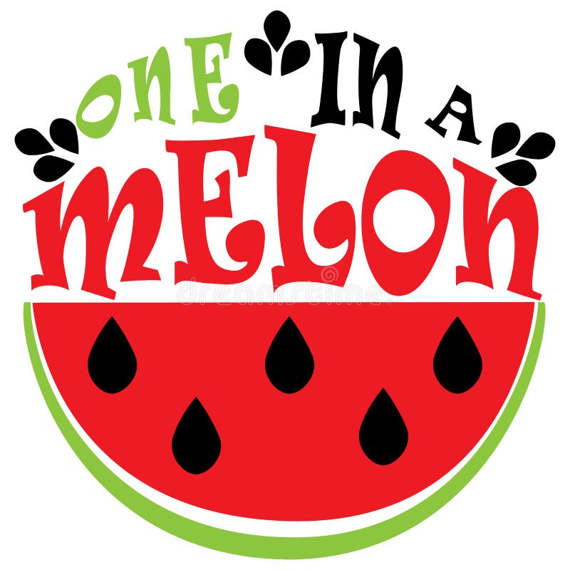 One melon stock illustrations â one melon stock illustrations vectors clipart