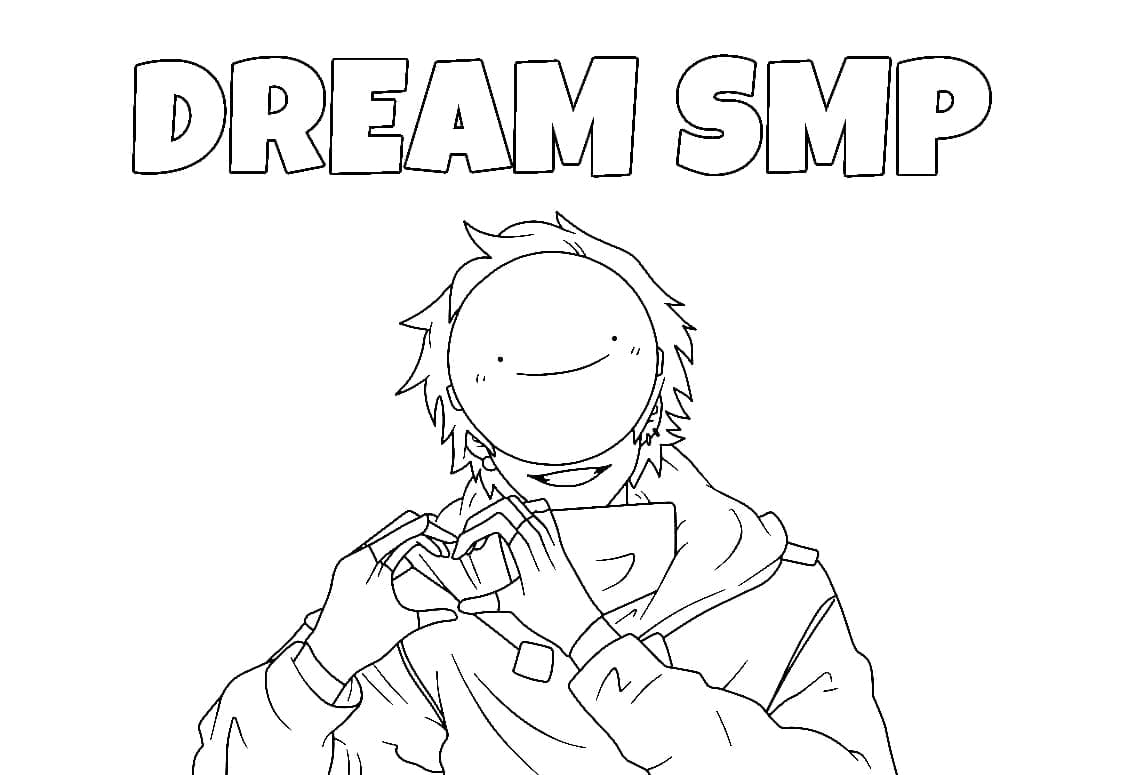 Dream smp coloring pages