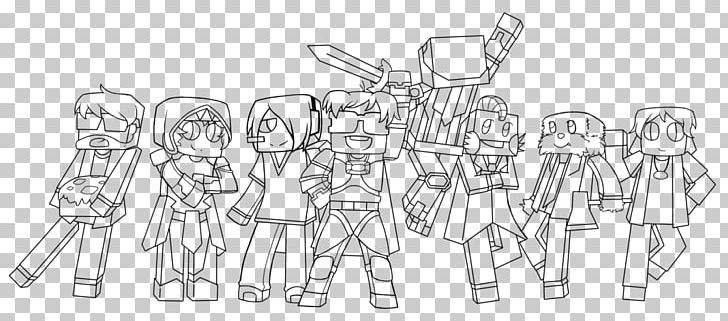 Minecraft youtuber coloring book drawing png clipart adam dahlberg angle area arm artwork free png download