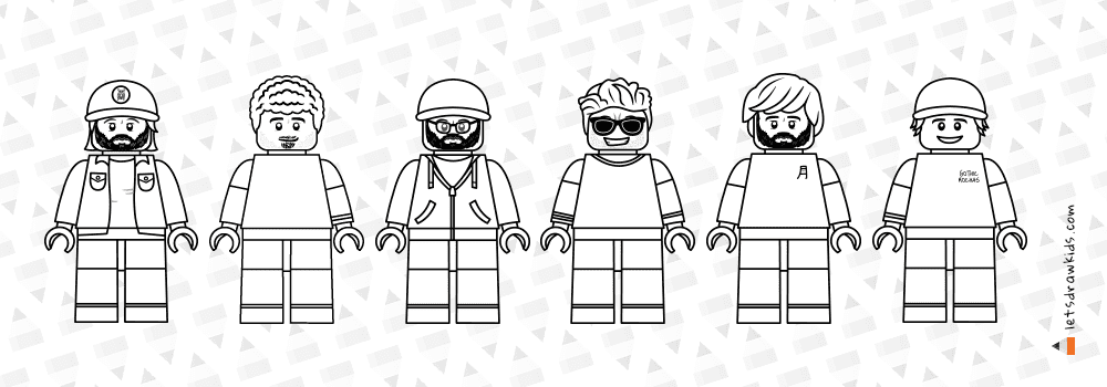 Printable coloring pages for kids step by step drawing instructions