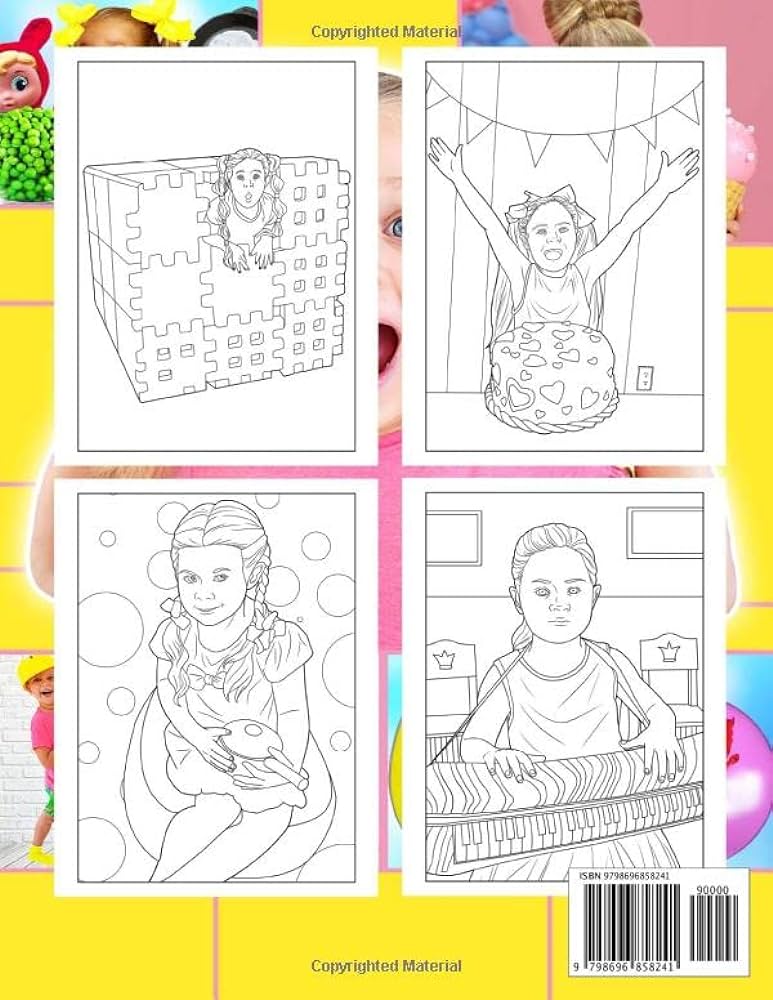 Kids diana show coloring book amazing coloring book for fans of youtuber âdianaâ with easy coloring pages in high