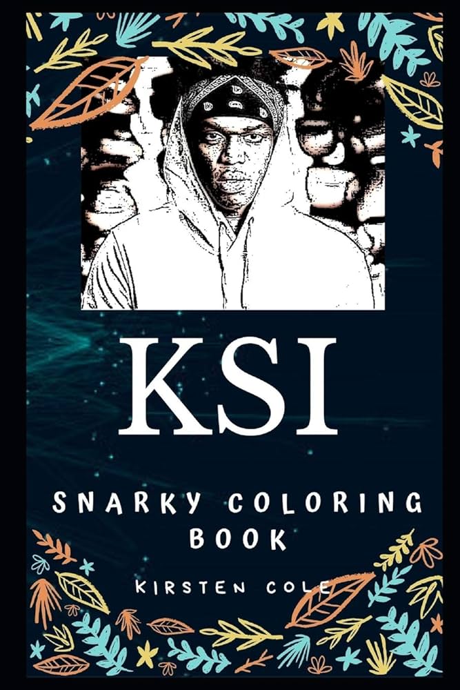 Ksi snarky coloring book a british youtuber books