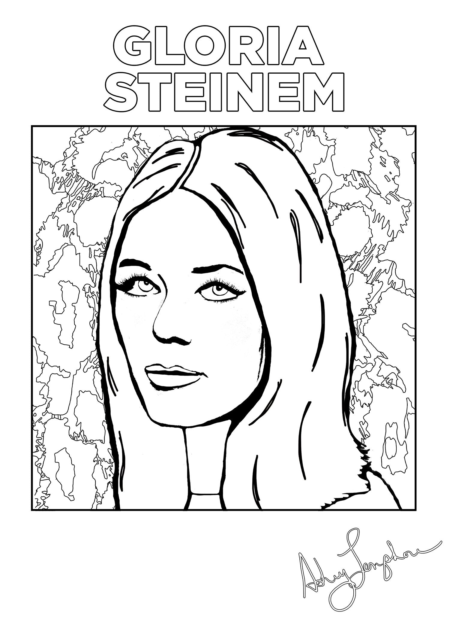 Art mighty women coloring pages