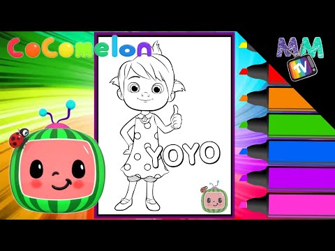 Color along with cocoelon watch and follow along as we color yoyo fro cocoeon