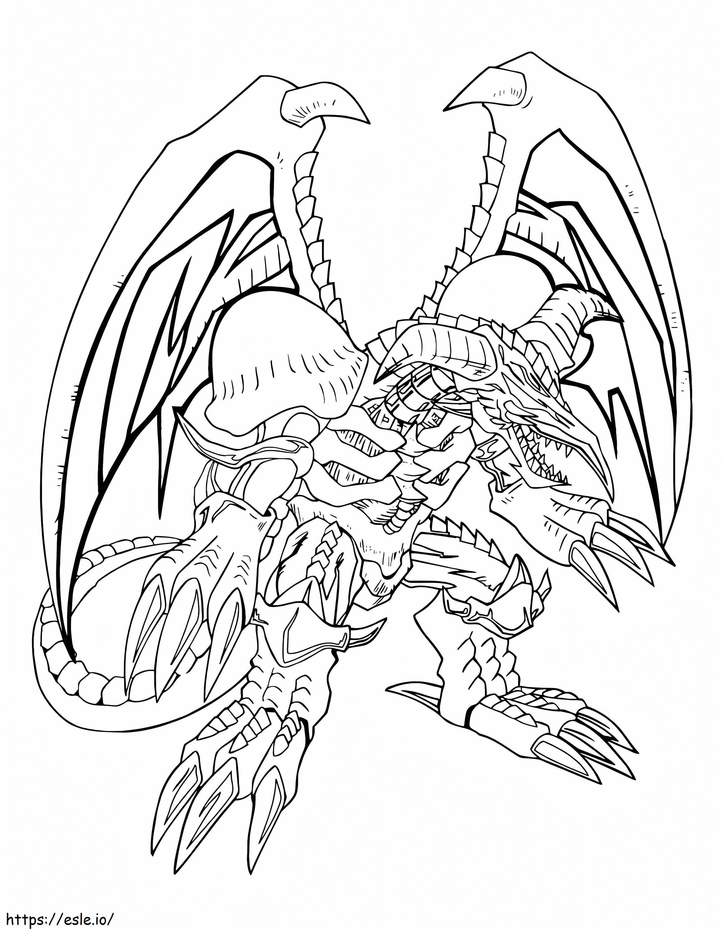 Yu gi oh coloring page