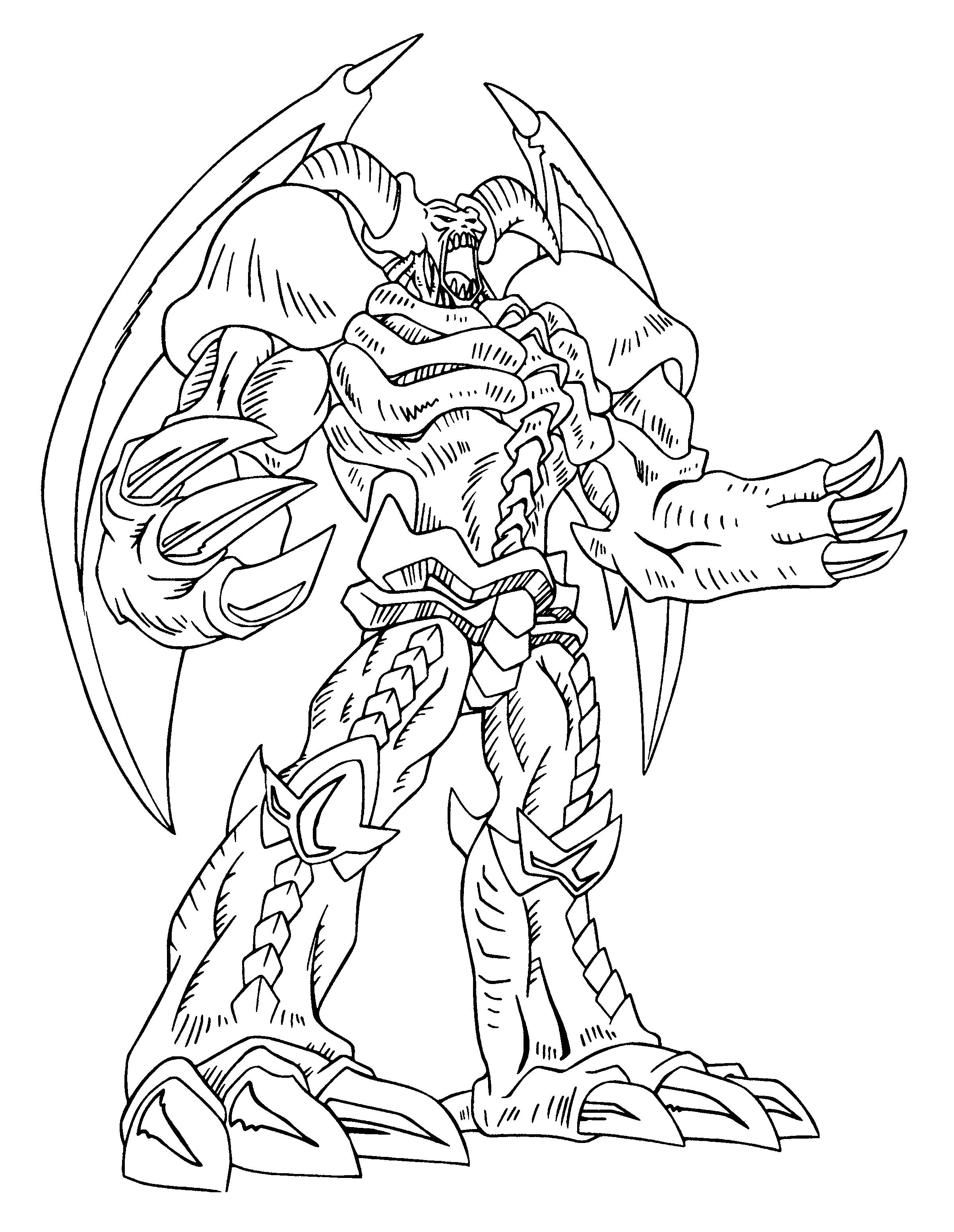 Free printable yugioh coloring pages for kids