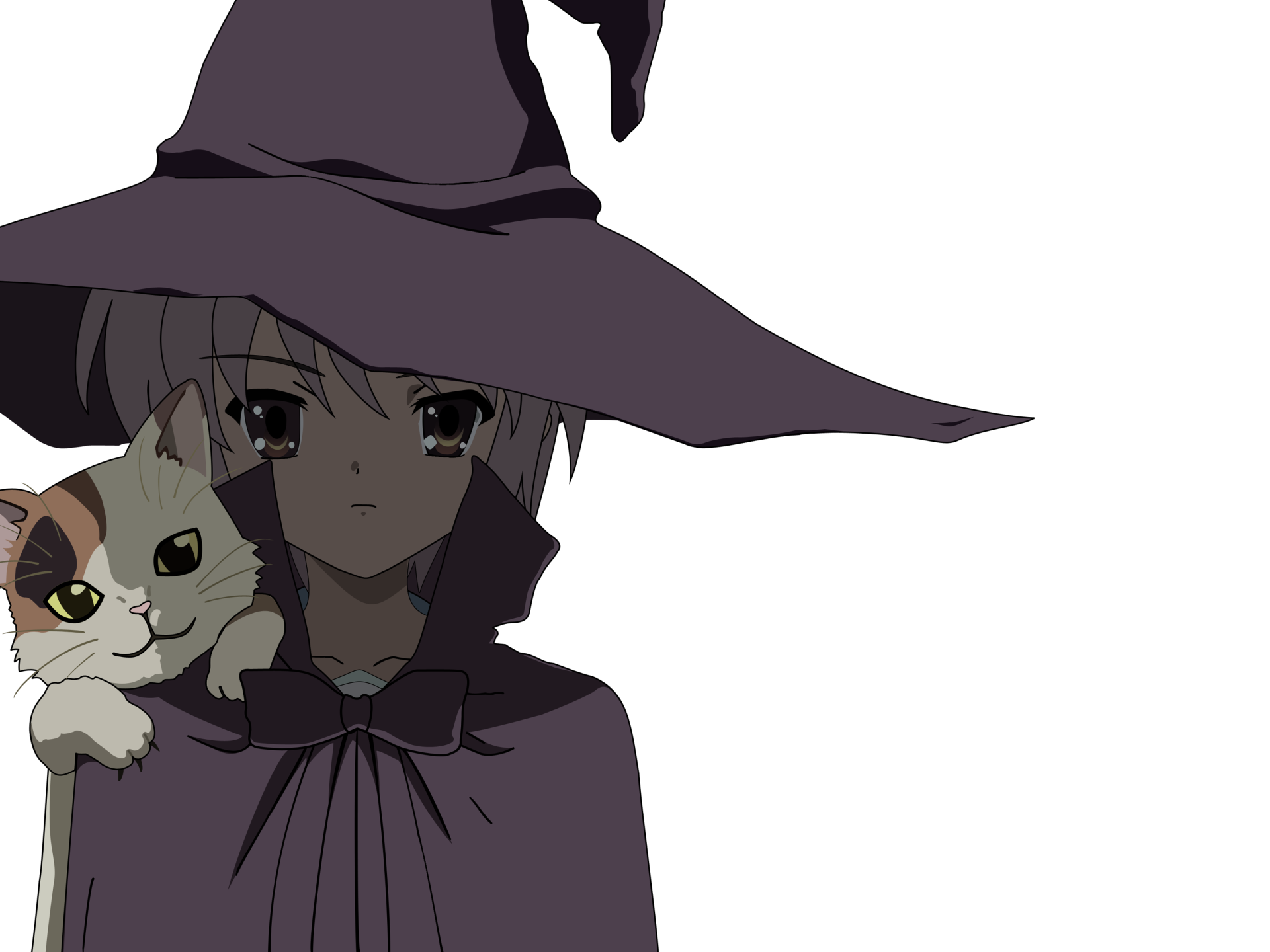 Haruhi suzumiya and yuki nagato anime wallpaper