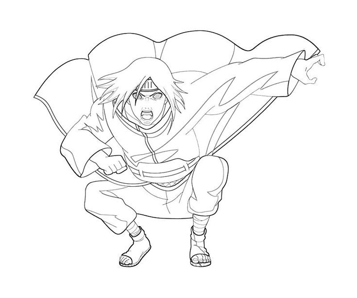 Printable naruto nagato look coloring pages coloring pages nagato naruto