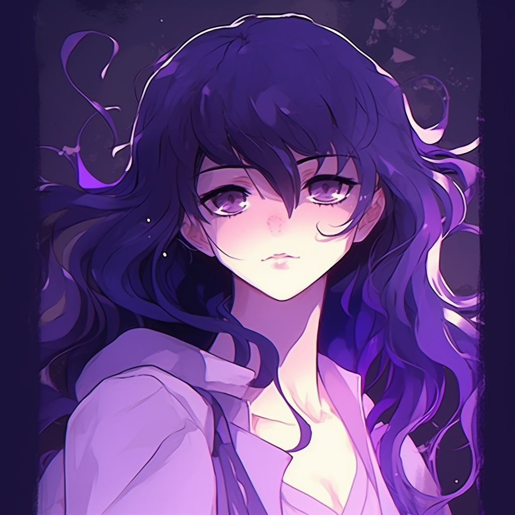Anime purple pfp collection posts