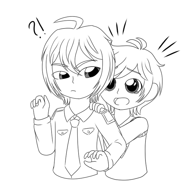 Thought of yuki being clingy and decided to draw this rweebynewz