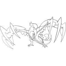 Yveltal pokemon coloring pokemon coloring pages coloring pages