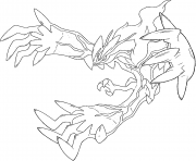 Zygarde xy pokemon legendary generation coloring page printable