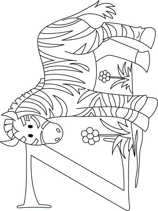 Z for zebra coloring page for kids download free z for zebra coloring page for kids for kids best coloring pages