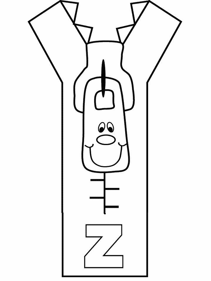 Alphabet z coloring pages coloring book preschool coloring pages letter z coloring pages
