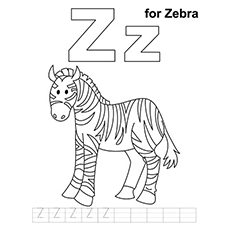 Top free printable letter z coloring pages online