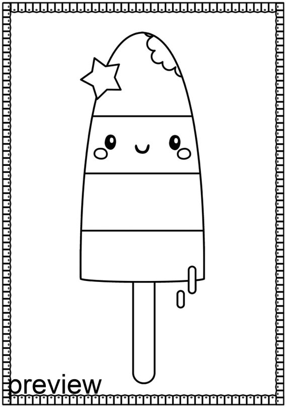 Coloring pages for kids ice cream coloring sheets summer coloring book birthday party activities digital coloring worksheet for kids