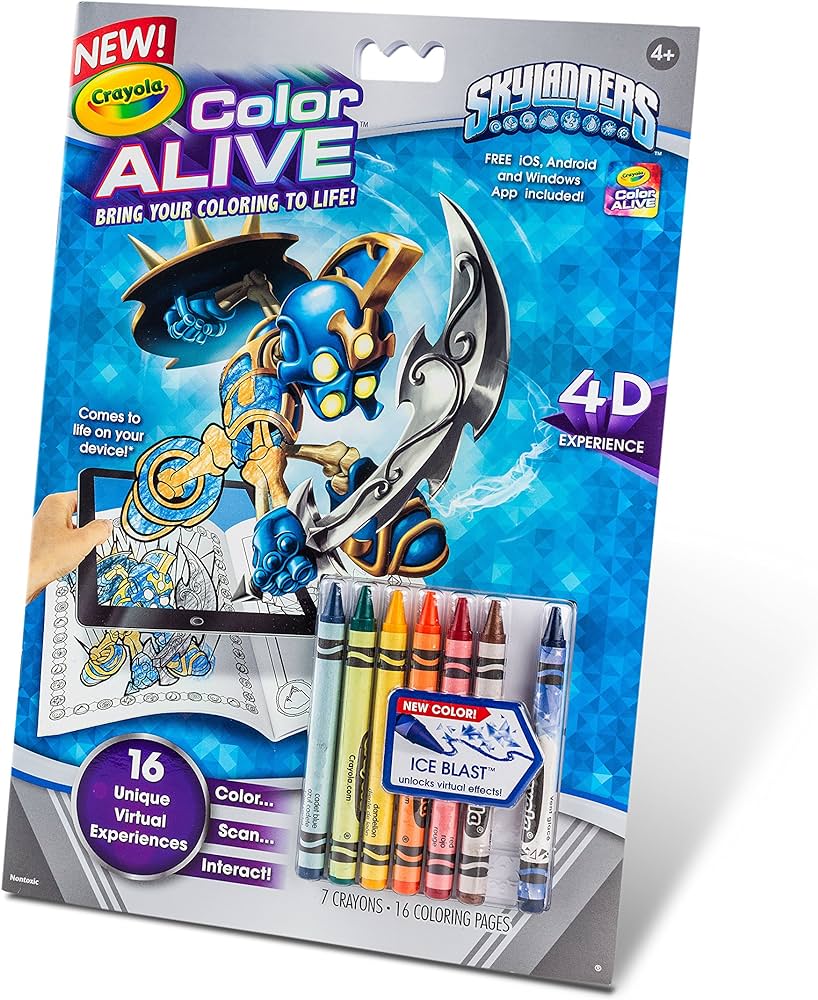 Crayola color alive action coloring pages