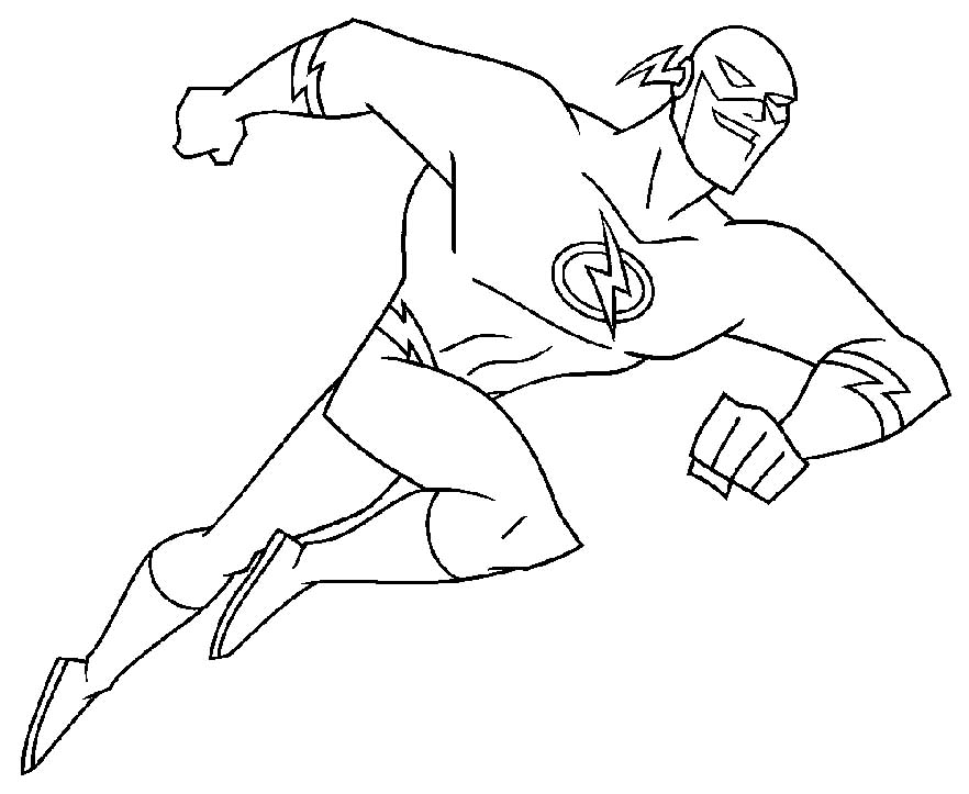 Flash coloring pages â having fun with children