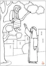 Engaging zacchaeus coloring pages for kids and adults alike