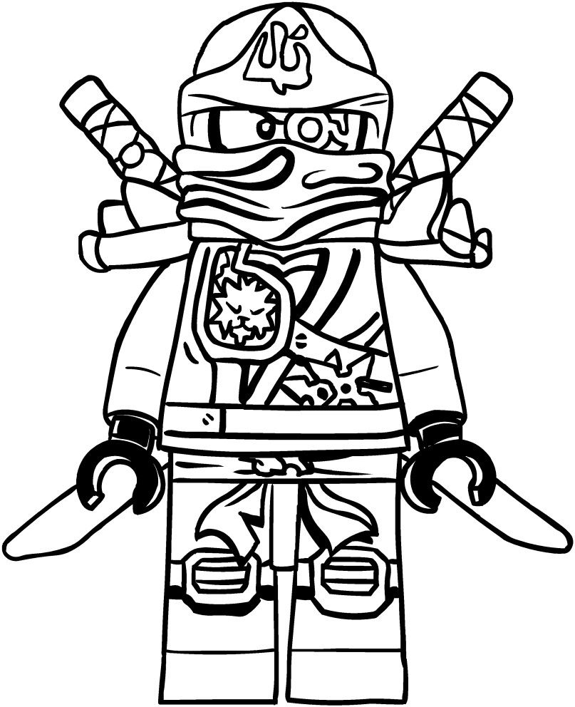 Ninjago coloring pages from lego pdf