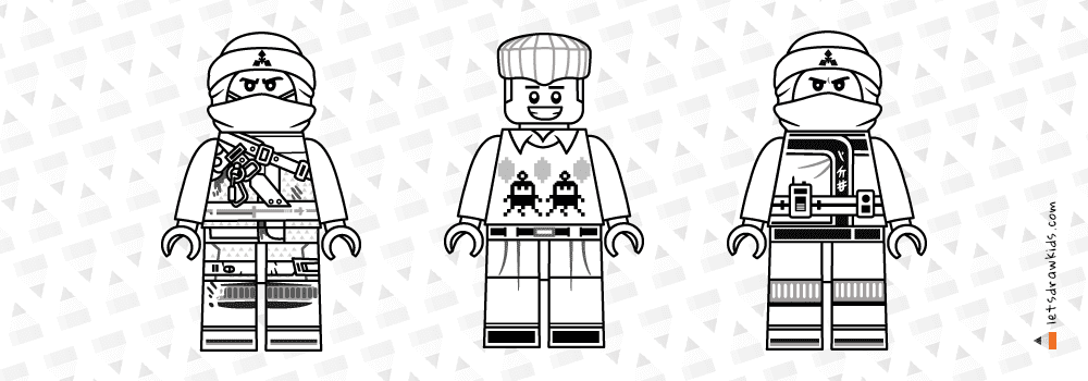 Drawing lego ninjago zane ninjago season the lego ninjago movie