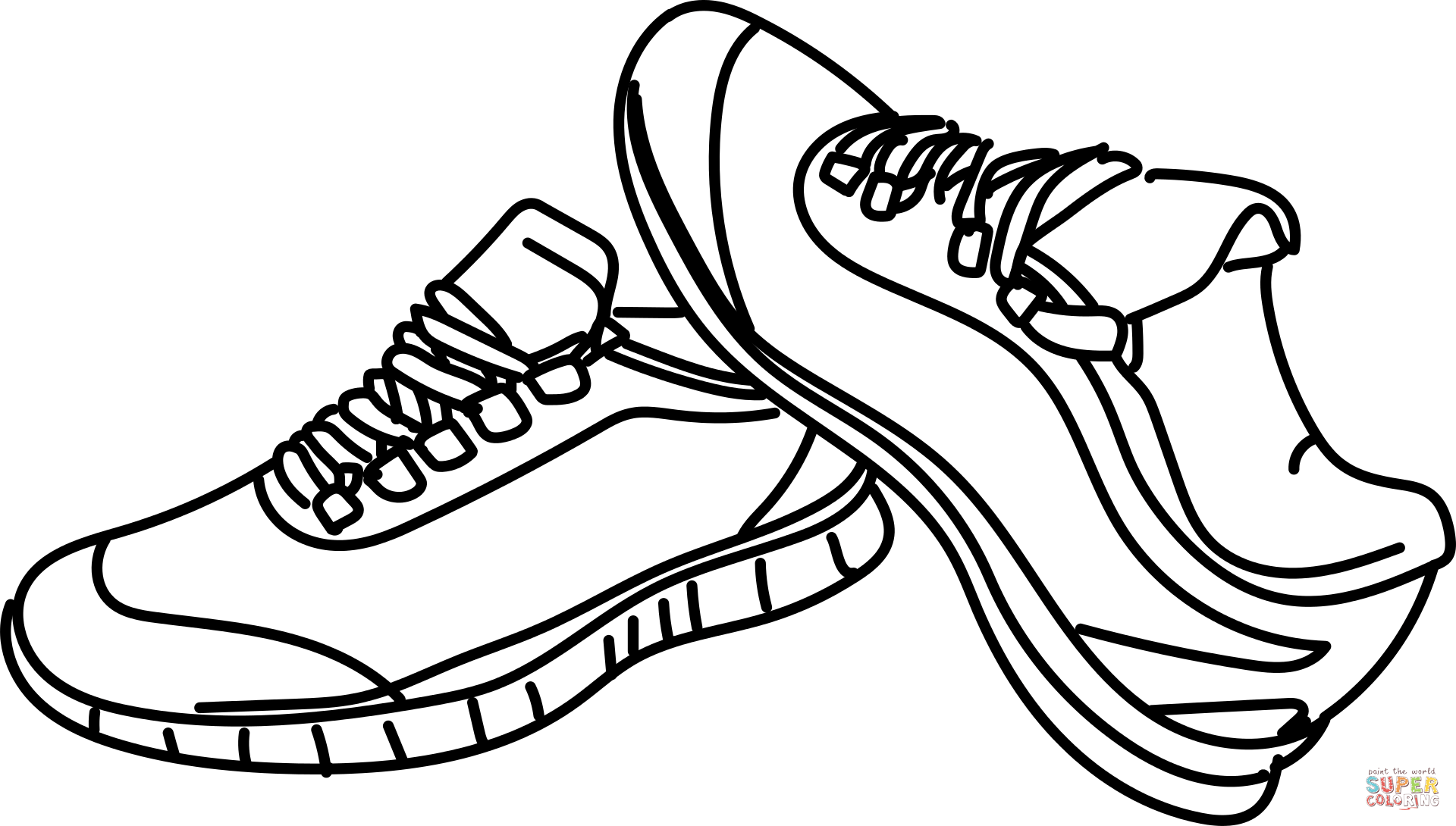 Dibujo de zapatos para colorear dibujos para colorear imprimir gratis