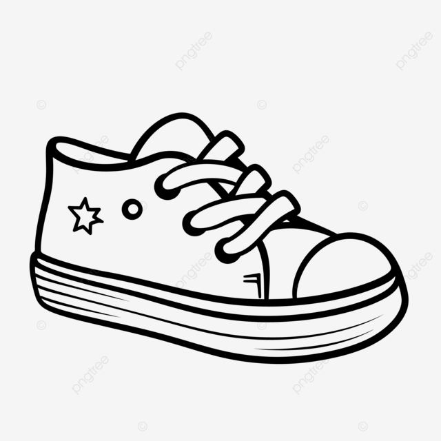 Dibujo de zapatos para niãos colorear pãgina quema boceto vector png dibujos dibujo de ala dibujo de zapato dibujo de anillo png y vector para dcargar gratis